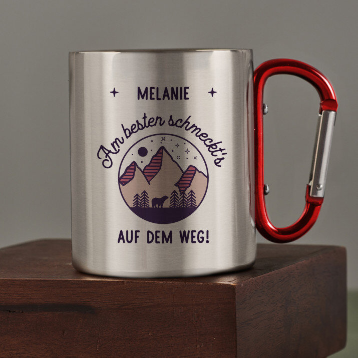 Auf dem weg - Karabinerbecher