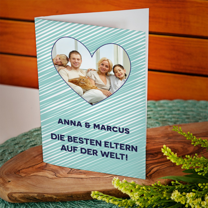 Beste Eltern - Glückwunschkarte