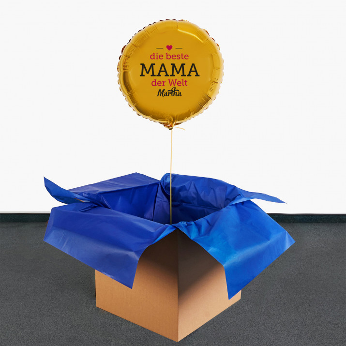 Beste Mama - Heliumballon - Kreis