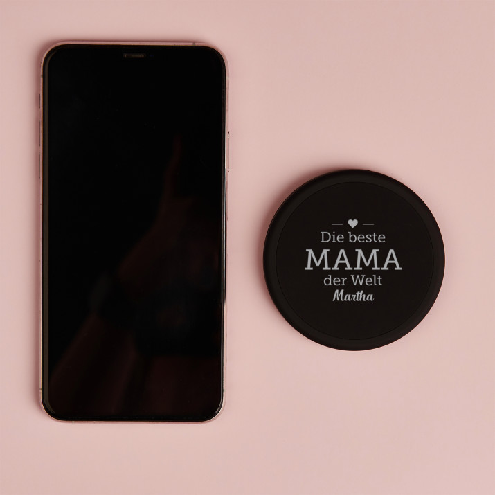 Beste Mama - Induktionsladegerät mit Beleuchtung
