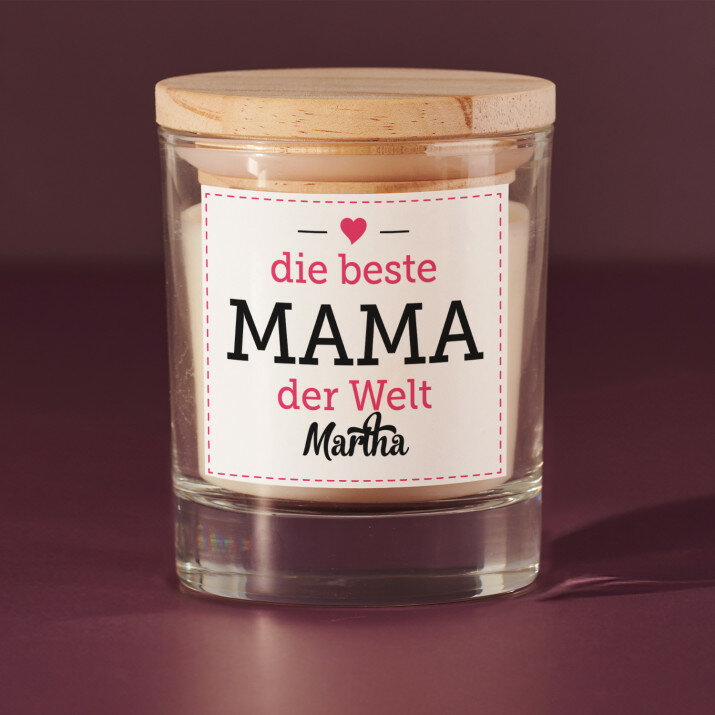 Beste Mama der Welt - Duftkerze