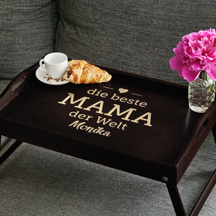 Beste Mama - Frühstückstablett