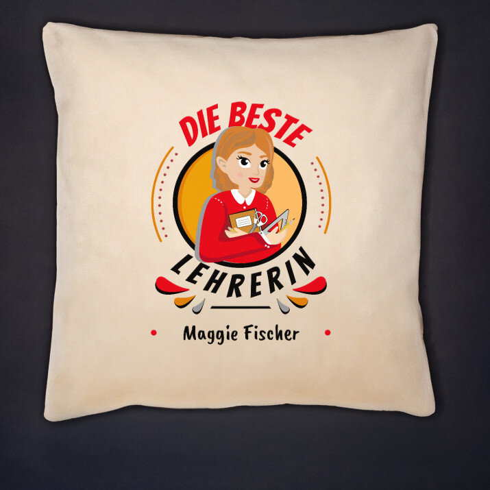 Beste Lehrerin - Kissen