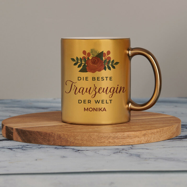 Beste trauzeugin - Goldbecher