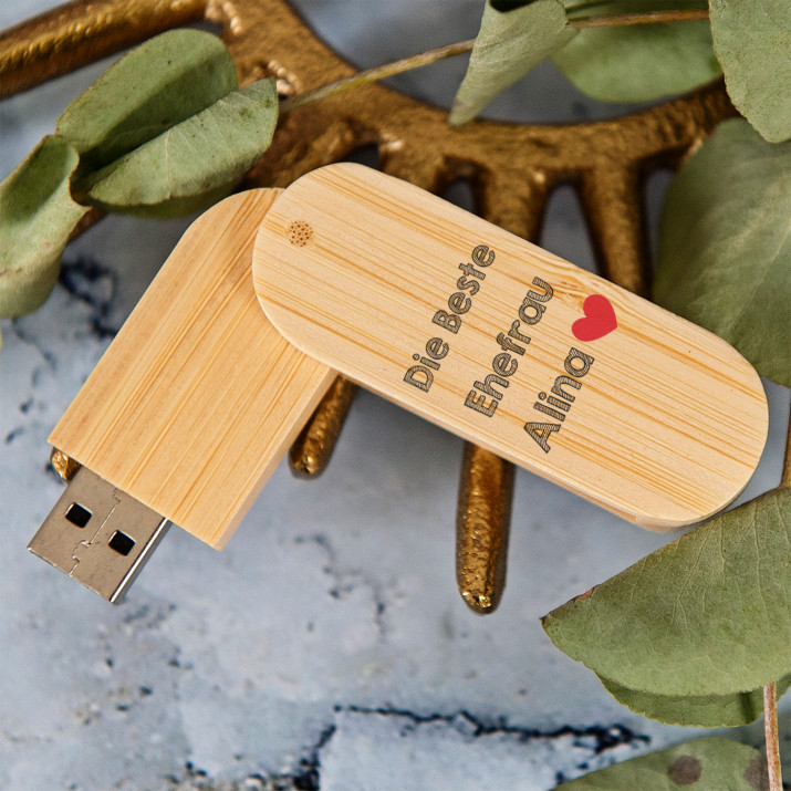 Beste Ehefrau - USB-Stick mit Aufdruck
