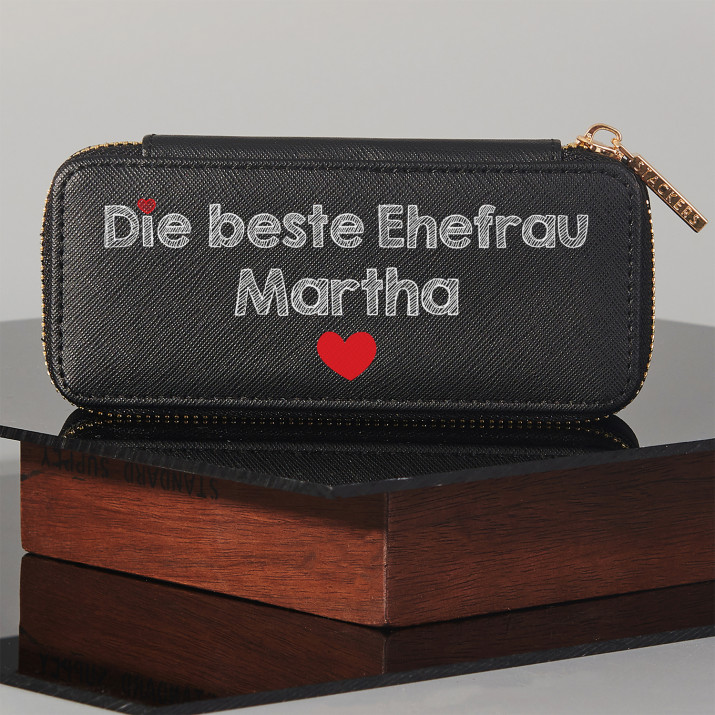 Die beste ehefrau - Schmuck-Reisekästchen Travel Medium Stackers