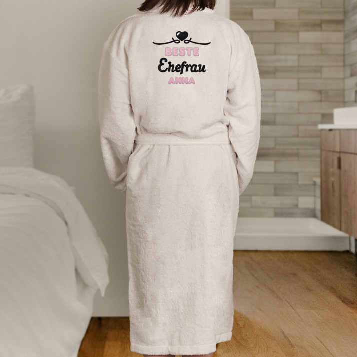Beste Ehefrau - Damen Bademantel