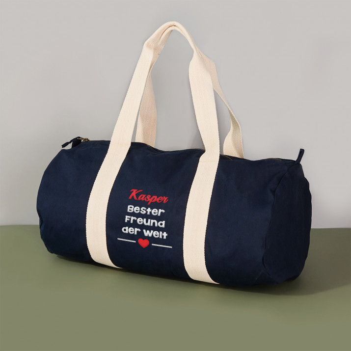 Bester freund - Dunkelblaue Sporttasche