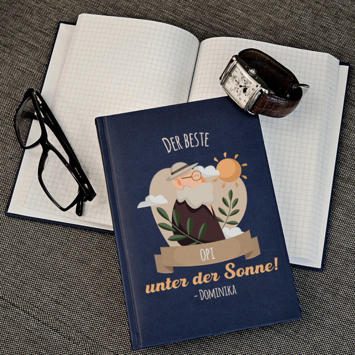 Bester Opi - Notizbuch A5 mit Aufdruck