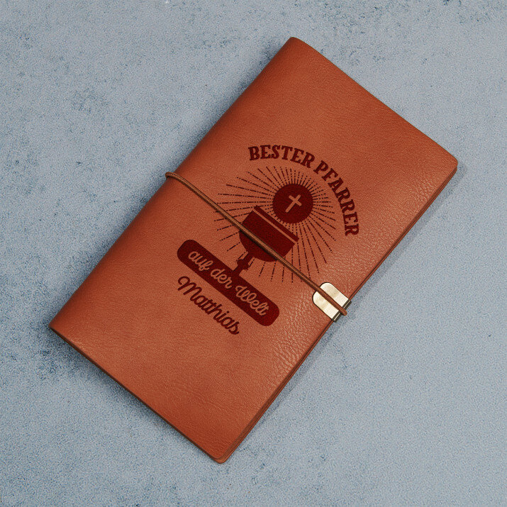 Bester pfarrer - Retro Notizbuch