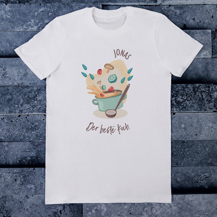 Bester Koch - T-Shirt mit Aufdruck für Herren