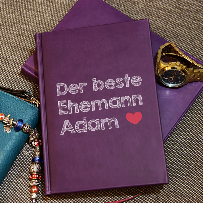 Bester Ehemann - Notizbuch A5 mit Aufdruck