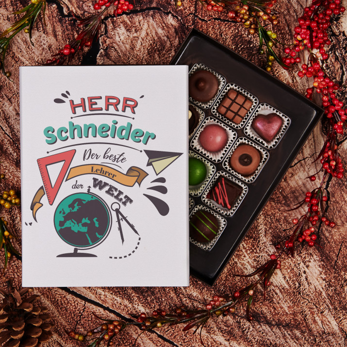 Bester Lehrer - Belgische Pralinen