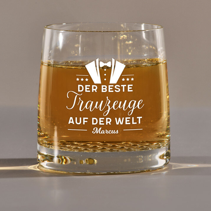 Bester Trauzeuge - Whiskyglas
