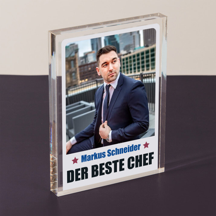 Bester Chef - Acrylblock