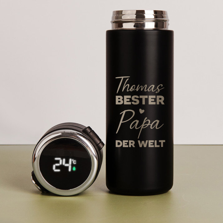 Der beste Papa der Welt - Thermobecher LED Der beste Papa der Welt - Thermobecher LED