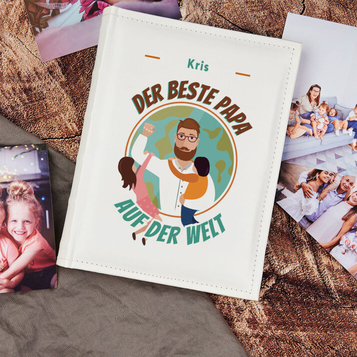 Bester Papa der Welt - personalisiertes Fotoalbum
