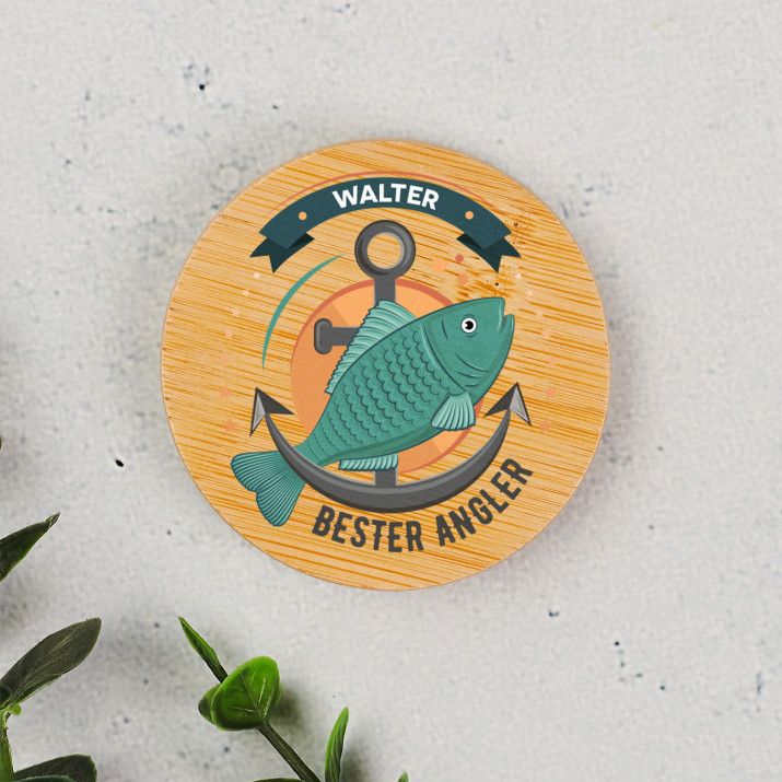 Bester Angler - Flaschenöffner mit Magnet