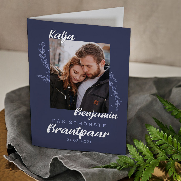Das schönste Brautpaar - Glückwunschkarte