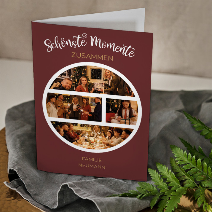 Schönste Momente - Weihnachtskarte