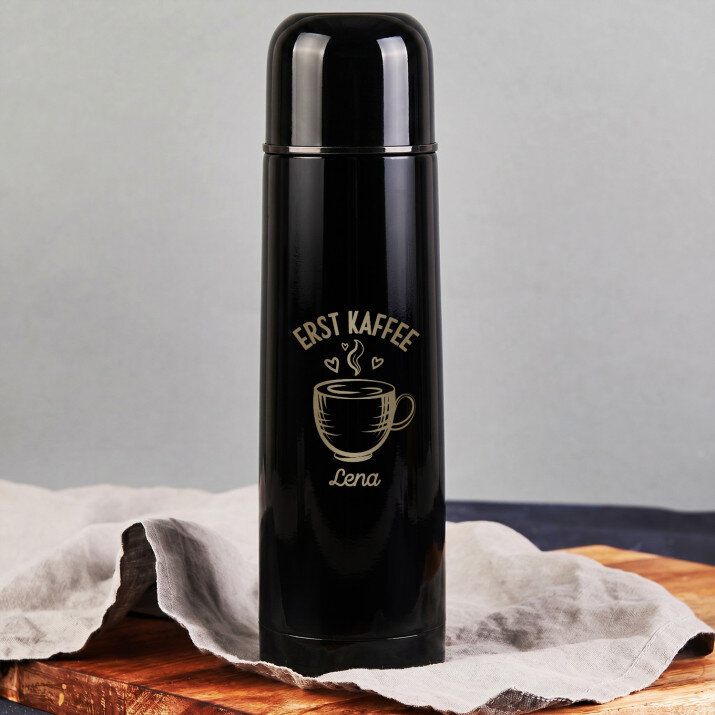 Erst Kaffee - Thermoskanne