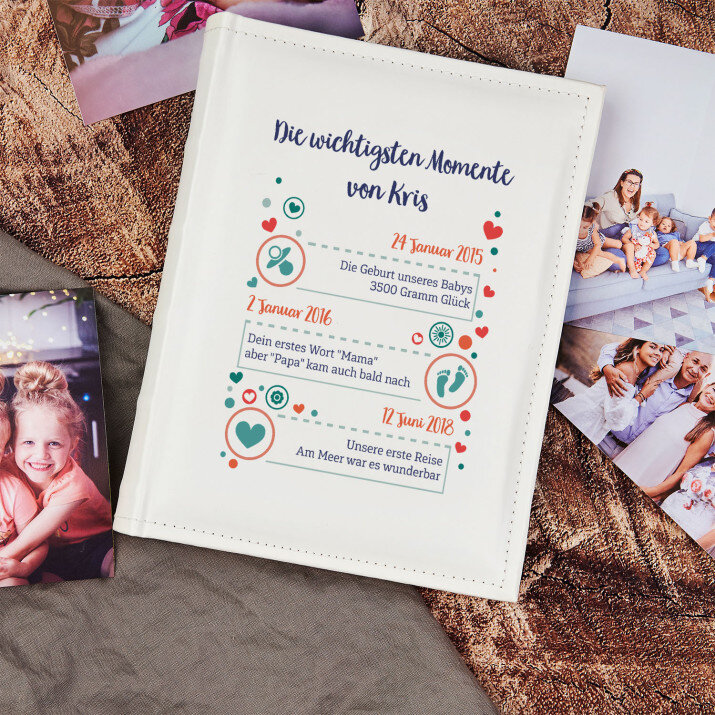 Wichtigste Momente - personalisiertes Fotoalbum