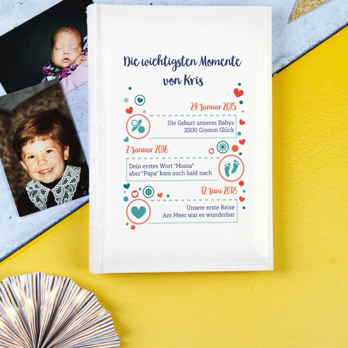 Wichtigste Momente - personalisiertes Fotoalbum Wichtigste Momente - personalisiertes Fotoalbum