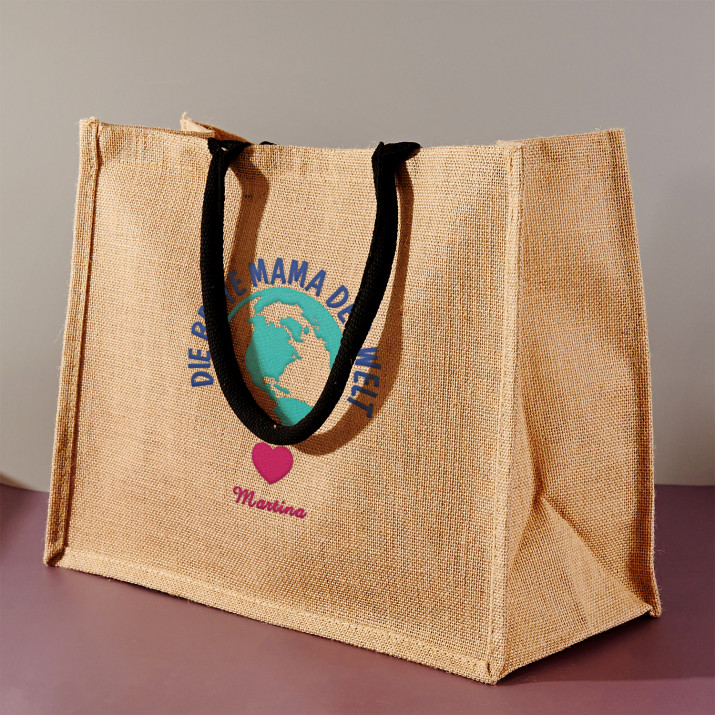 Die beste mama der welt - Jutetasche