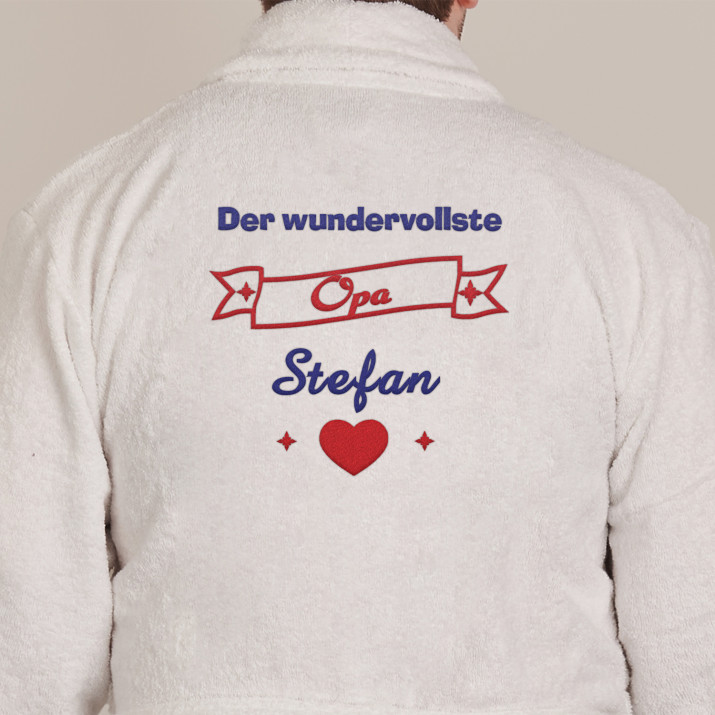 Wundervollste Opa - Herren Bademantel