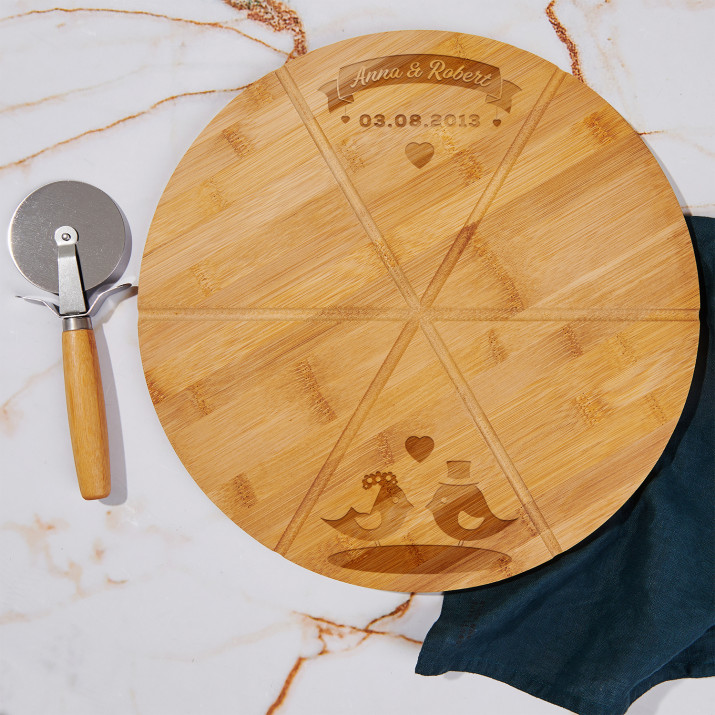 Unsere Hochzeit - Pizza-Set