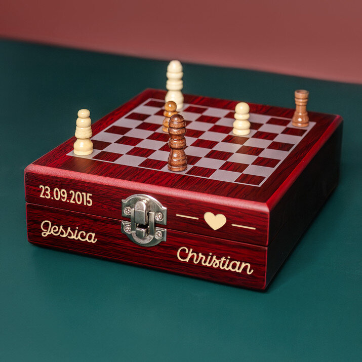 Unser Datum - Schach-Weinset