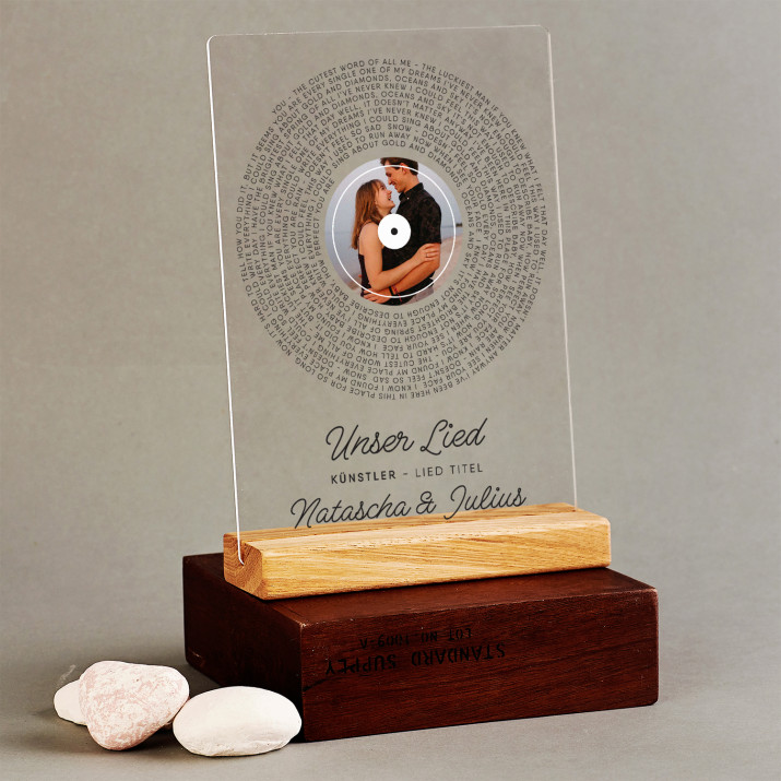 Unser Lied Foto - Druck auf Acrylglas