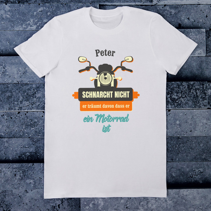Schnarcht nicht - T-Shirt mit Aufdruck für Herren