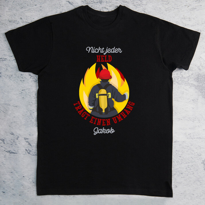Nicht jeder Held - Schwarzes T-Shirt für Herren