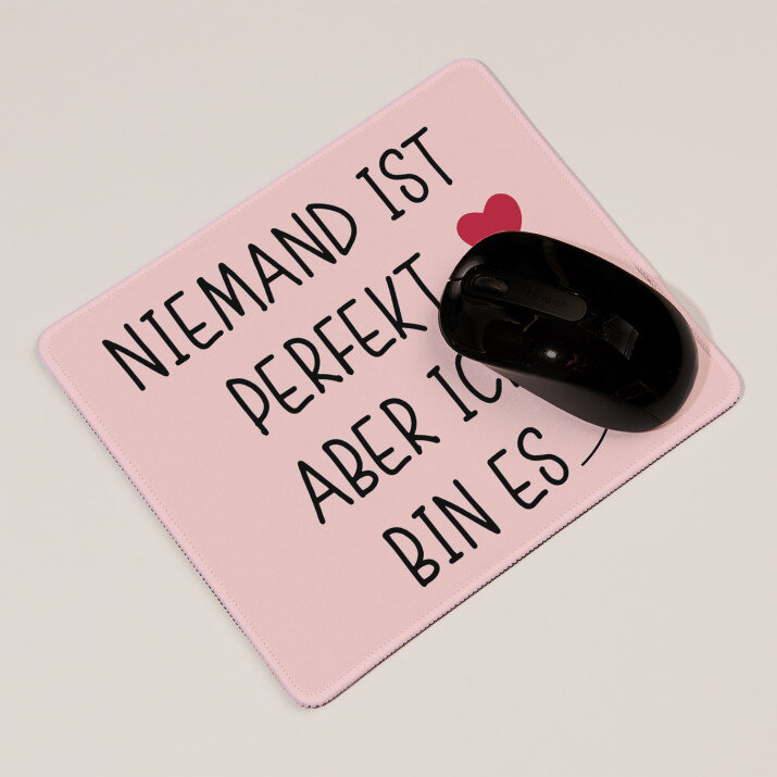 Niemand ist perfekt - Mauspad