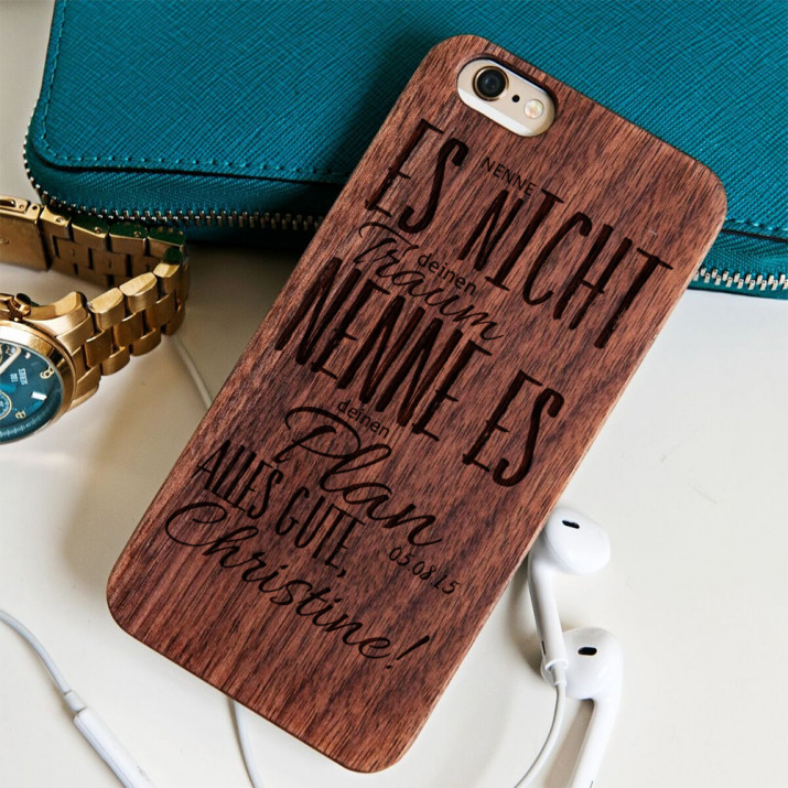 Nenne es - Cover aus Holz