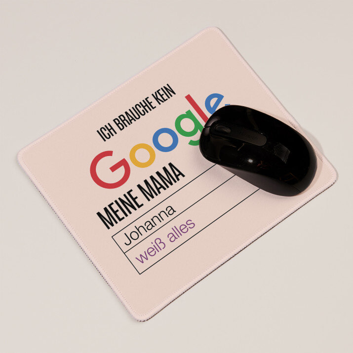 Ich brauche kein Google - Mauspad