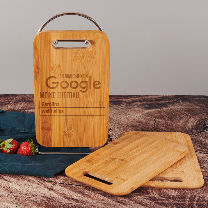 Ich brauche kein Google - Schneidebretter mit Ständer