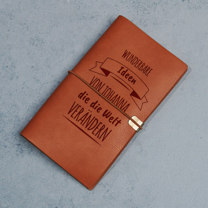 Wunderbare Ideen - Retro Notizbuch
