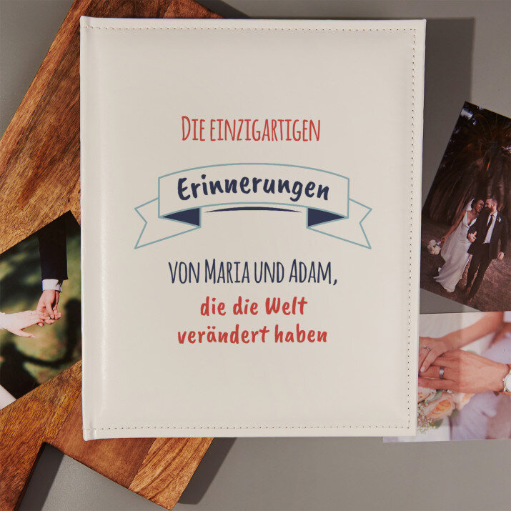 Einzigartige Erinnerungen - personalisiertes Fotoalbum