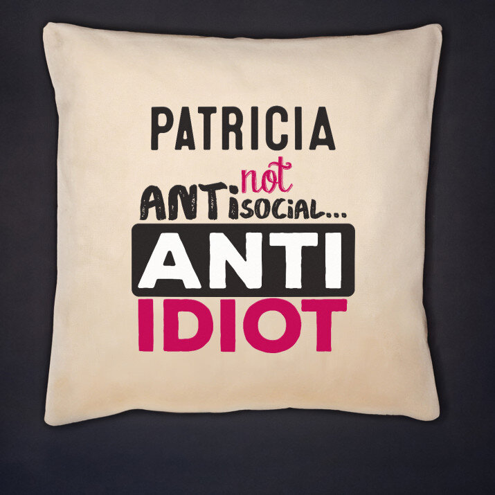 Not antisocial - Kissen