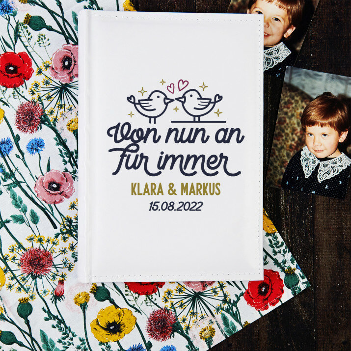 Von nun an für immer - personalisiertes Fotoalbum