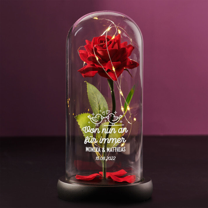 Von nun an für immer - Ewige Rose Im Glas