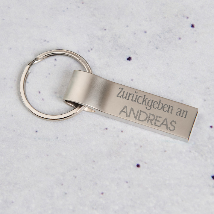 Zurückgeben - USB-Stick Schlüsselanhänger