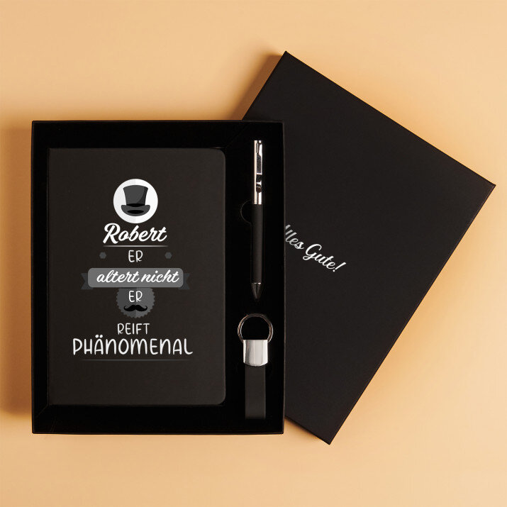 Er altert nicht - Set mit Notizbuch Er altert nicht - Set mit Notizbuch