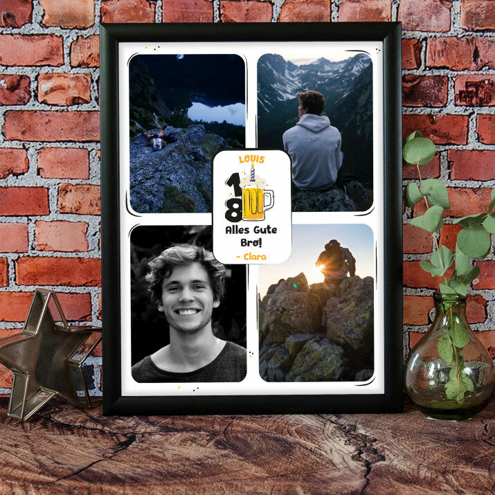 Alles Gute Bro - Collage aus Fotos