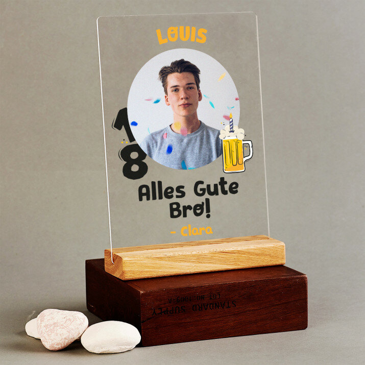 Alles Gute Bro - Druck auf Acrylglas