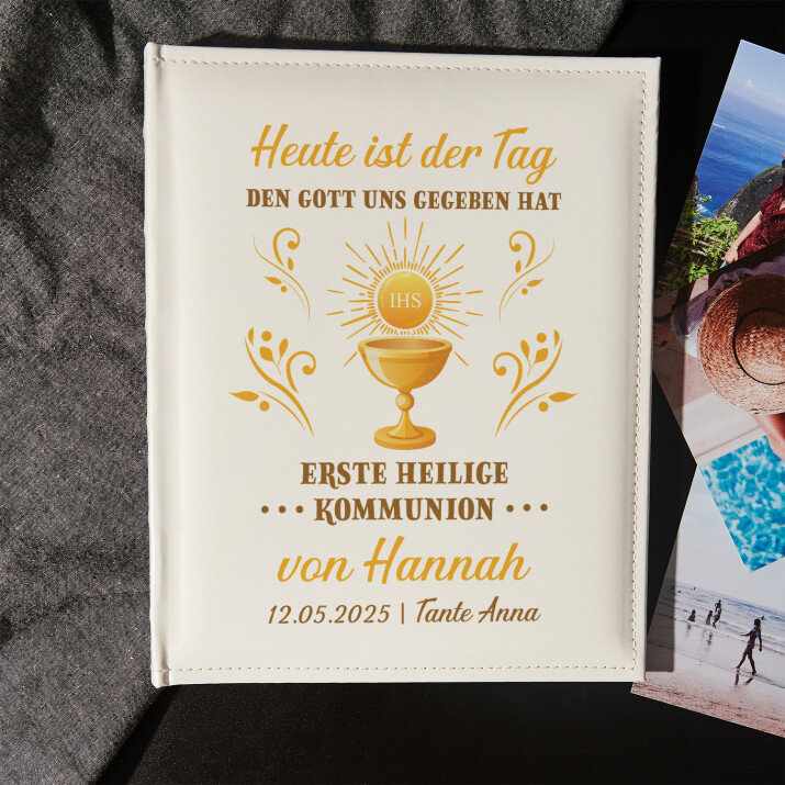 Heute ist der Tag - Personalisiertes Fotoalbum