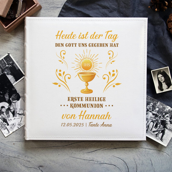 Heute ist der Tag - Personalisiertes Fotoalbum