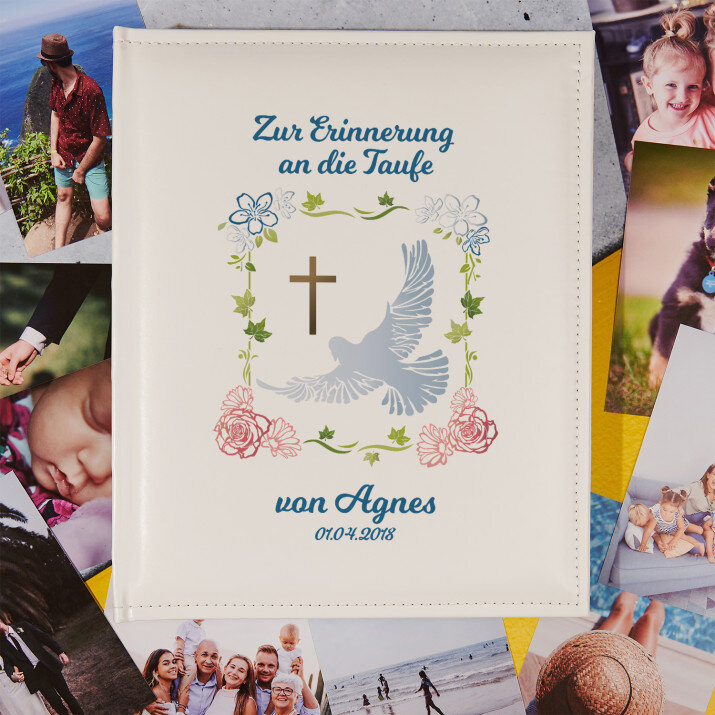 Zur Erinnerung an Taufe - personalisiertes Fotoalbum